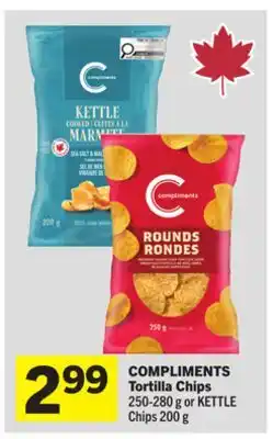Foodland COMPLIMENTS Tortilla Chips offer