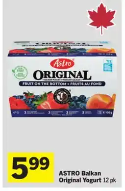 Foodland ASTRO Balkan Original Yogurt offer