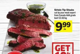 Foodland Sirloin Tip Steaks offer