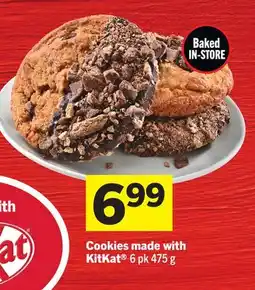 Foodland Cookies made with KitKat offer