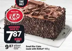 Foodland Small Bar Cake made KitKat offer