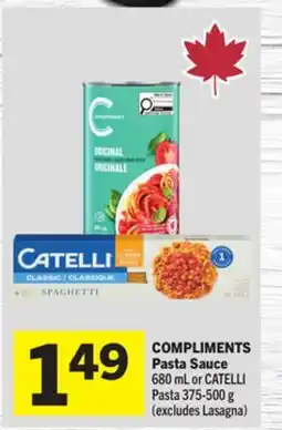 Foodland COMPLIMENTS Pasta Sauce offer