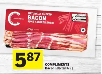 Foodland COMPLIMENTS Bacon offer