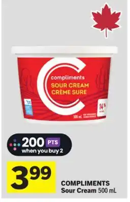 Foodland COMPLIMENTS Sour Cream offer
