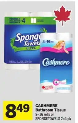 Foodland CASHMERE Bathroom Tissue 8=16 rolls or offer