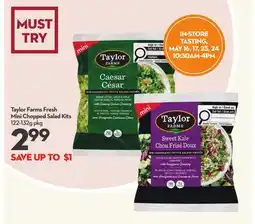 Longo's Taylor Farms Fresh Mini Chopped Salad Kits offer