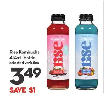 Longo's Rise Kombucha offer