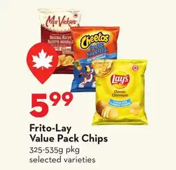Longo's Frito-Lay Value Pack Chips offer