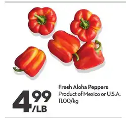 Longo's Fresh Aloha Peppers offer