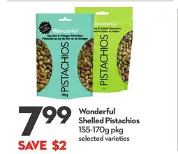 Longo's Wonderful Shelled Pistachios offer