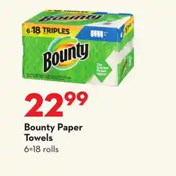 Longo's Bounty Paper Towels offer