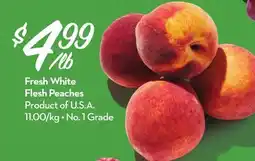 Longo's Fresh White Flesh Peaches offer