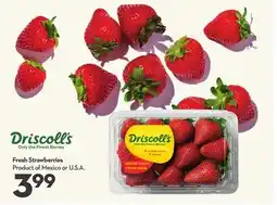 Longo's Fresh Strawberries offer