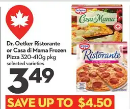 Longo's Dr. Oetker Ristorante or Casa di Mama Frozen Pizza offer