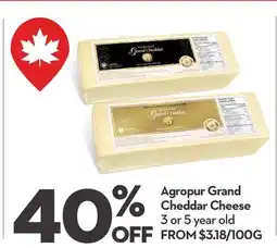 Longo's Agropur Grand Cheddar Cheese offer
