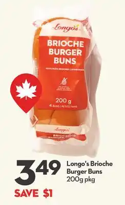 Longo's Longo's Brioche Burger Buns offer