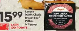Longo's Longo's 100% Chuck Brisket Beef Patties offer