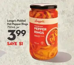 Longo's Longo's Pickled Hot Pepper Rings offer