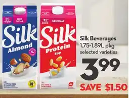 Longo's Silk Beverages offer