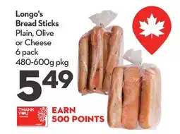 Longo's Longo's Bread Sticks offer