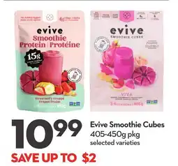 Longo's Evive Smoothie Cubes offer