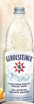 Longo's Gerolsteiner Water offer