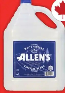 Food Basics ALLEN'S WHITE OR CLEANING VINEGAR offer