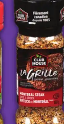 Food Basics CLUB HOUSE LA GRILLE SPICE BOTTLE offer
