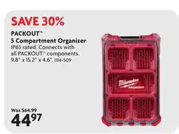 Home Hardware PACKOUT 5 Compartment Organizer offer