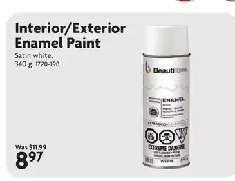 Home Hardware Interior/Exterior Enamel Paint offer
