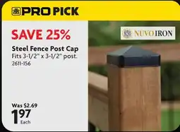 Home Hardware Steel Fence Post Cap offer