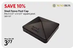 Home Hardware Steel Fence Post Cap offer
