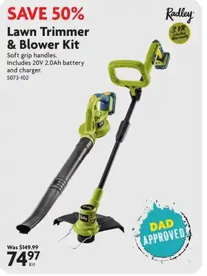 Home Hardware Lawn Trimmer & Blower Kit offer