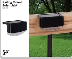 Home Hardware Railing Mount Solar Light offer