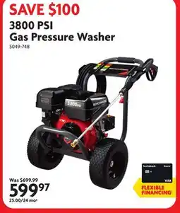 Home Hardware 3800 PSI Gas Pressure Washer offer