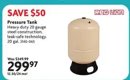 Home Hardware Pressure Tank offer