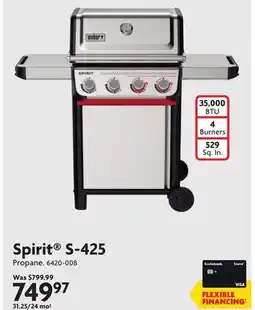 Home Hardware Spirit S-425 offer