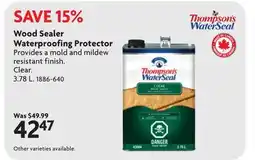 Home Hardware Wood Sealer Waterproofing Protector offer