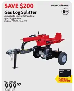 Home Hardware Gas Log Splitter offer