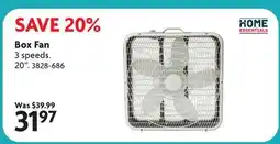 Home Hardware Box Fan offer