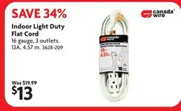 Home Hardware Indoor Light Duty Flat Cord offer