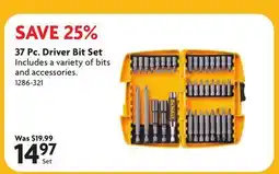 Home Hardware 37 Pc. Driver Bit Set offer