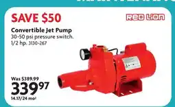 Home Hardware Convertible Jet Pump offer