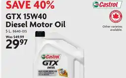 Home Hardware GTX 15W40 Diesel Motor Oil offer