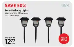 Home Hardware Solar Pathway Lights offer