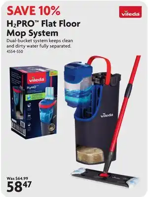Home Hardware H2PRO Flat Floor Mop System offer