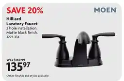 Home Hardware Hilliard Lavatory Faucet offer