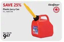 Home Hardware Plastic Jerry Can 6 offer