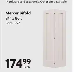 Home Hardware Interior Doors Mercer Bifold offer