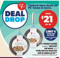 Valu-mart POÊLON OU WOK EN NID D'ABEILLE PC, 13.3, 10 OR 12 offer